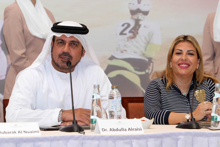 Dr. Abdulla Al Rais and Lara Sawaya